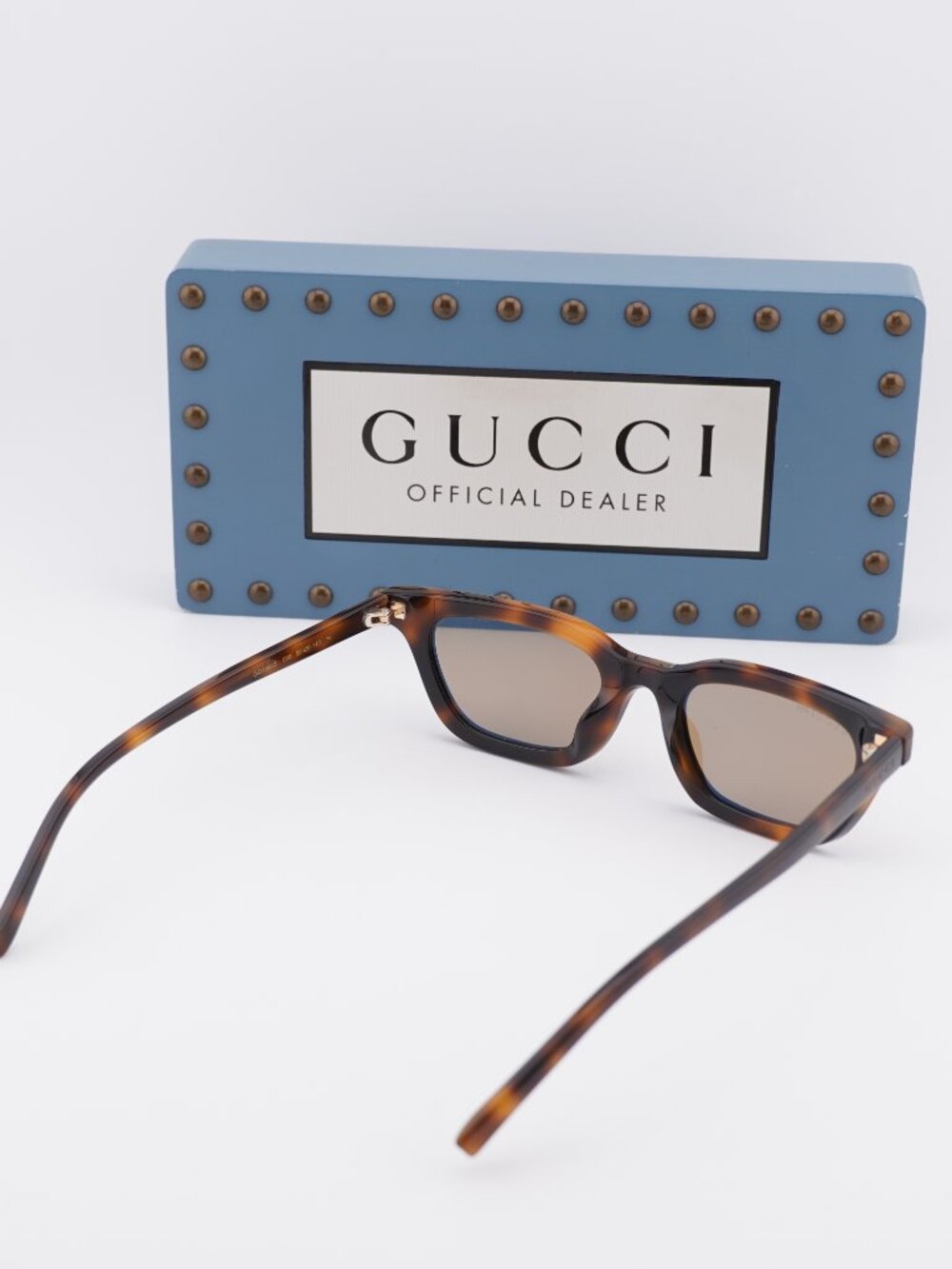 Gucci GG1944S 006 Rectangle Sunglasses - Havana / Brown - Picture 10 of 11